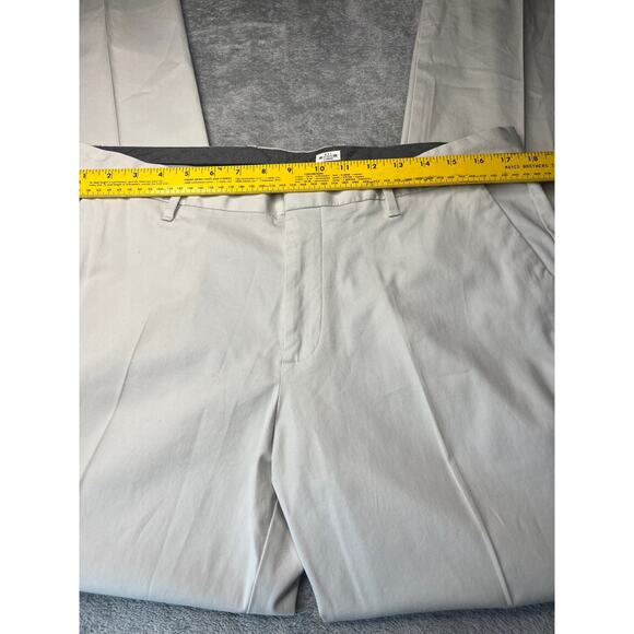 Murano Men’s Light Khaki Alex Fit Flat‎ Front Chino Pants Size 35X32 - Picture 3 of 8